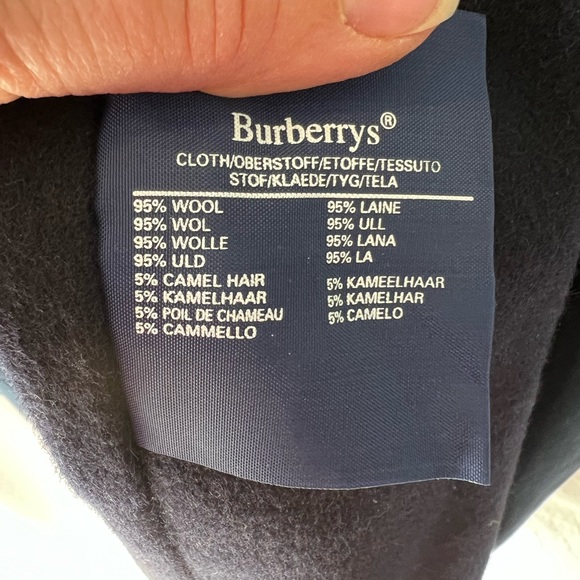 Burberry Men’s lined navy trench coat US40 - Picture 5 of 7